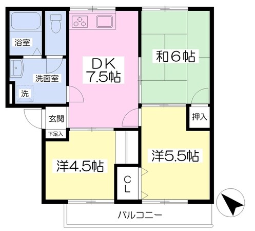 町田駅 徒歩20分 3階の物件間取画像